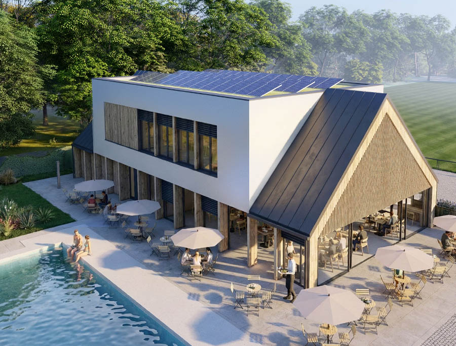 Studie projektu nového zázemí Kuňkaliště v Proskovicích